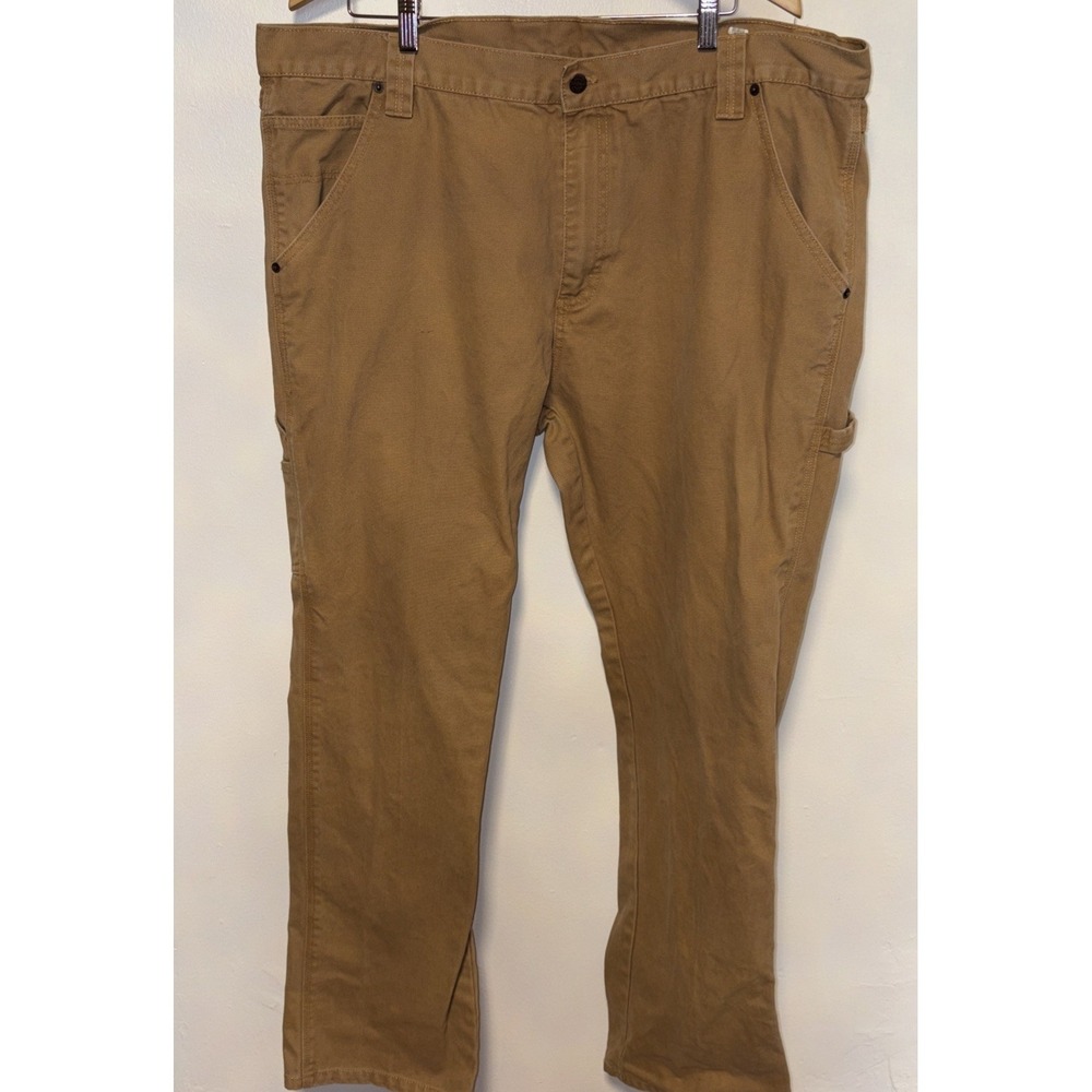 RK Brand Real Work Wear Beige‎ Relaxed Fit Carpenter Jeans 44 x 34